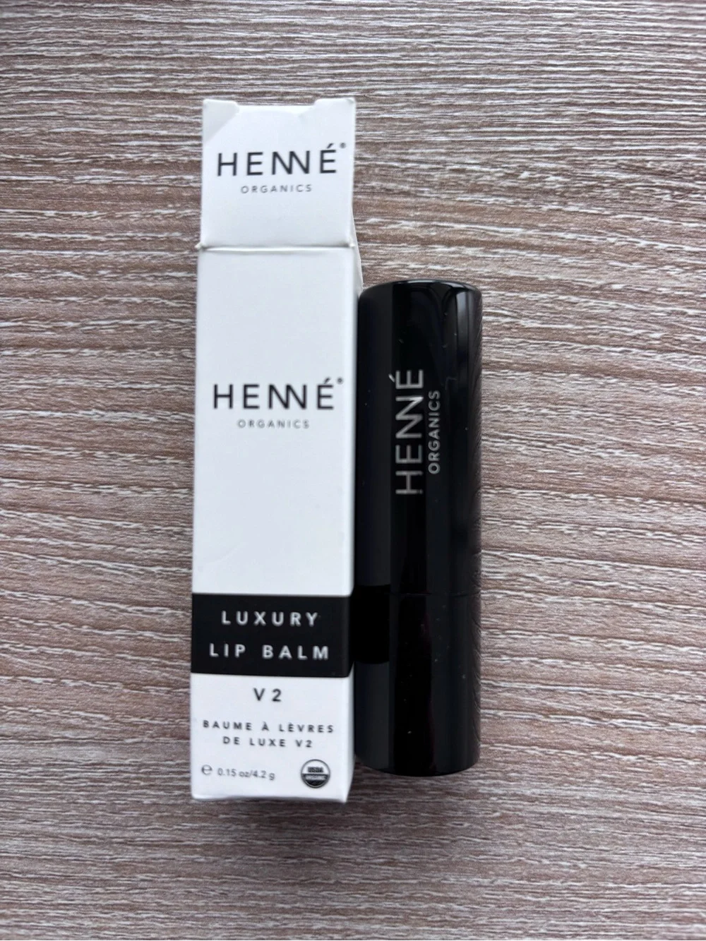 New Henne Organics Luxury Lip Balm V2 full size